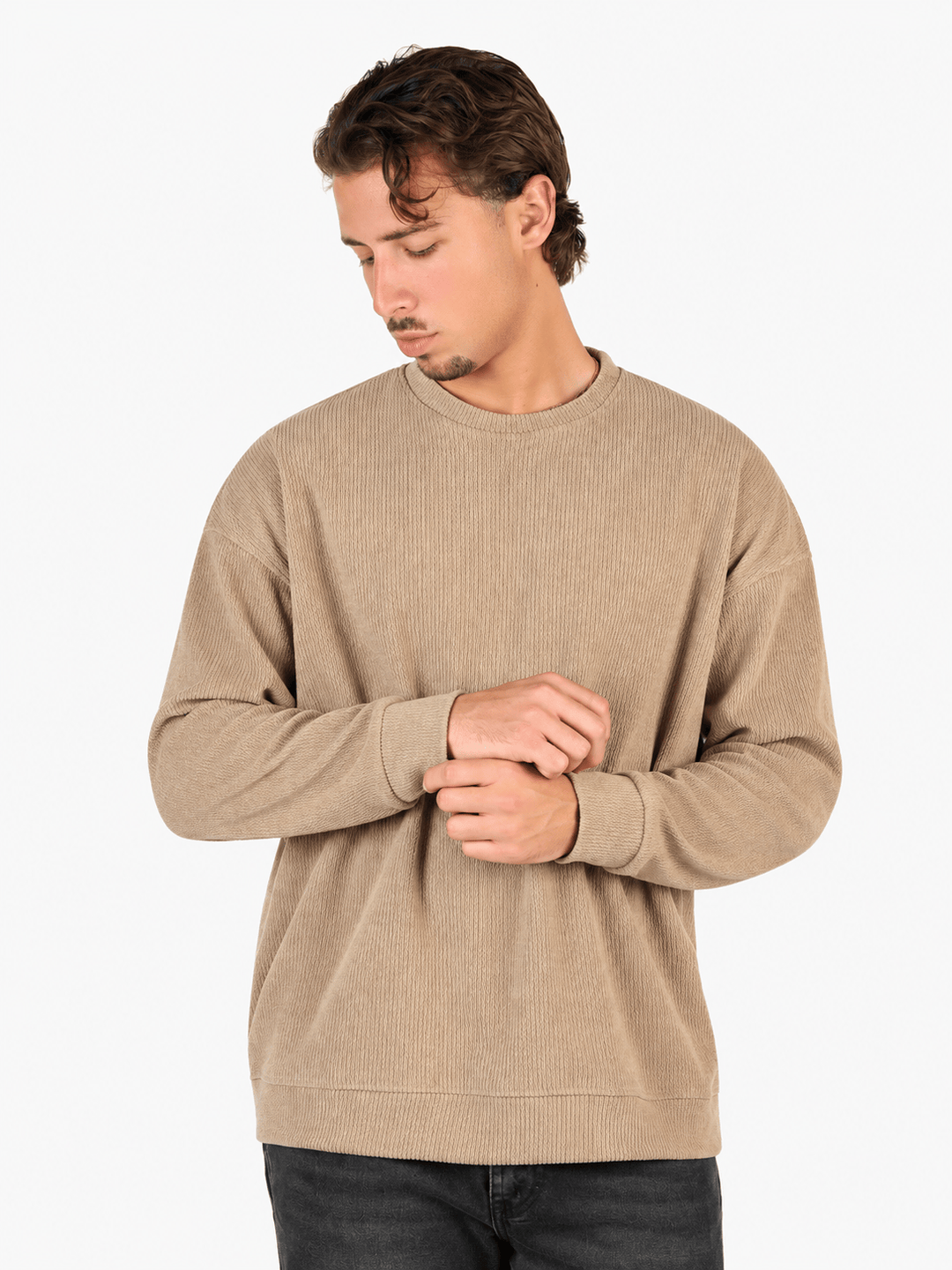 Zhivago Men Men Crew Necks Textured Crew Neck