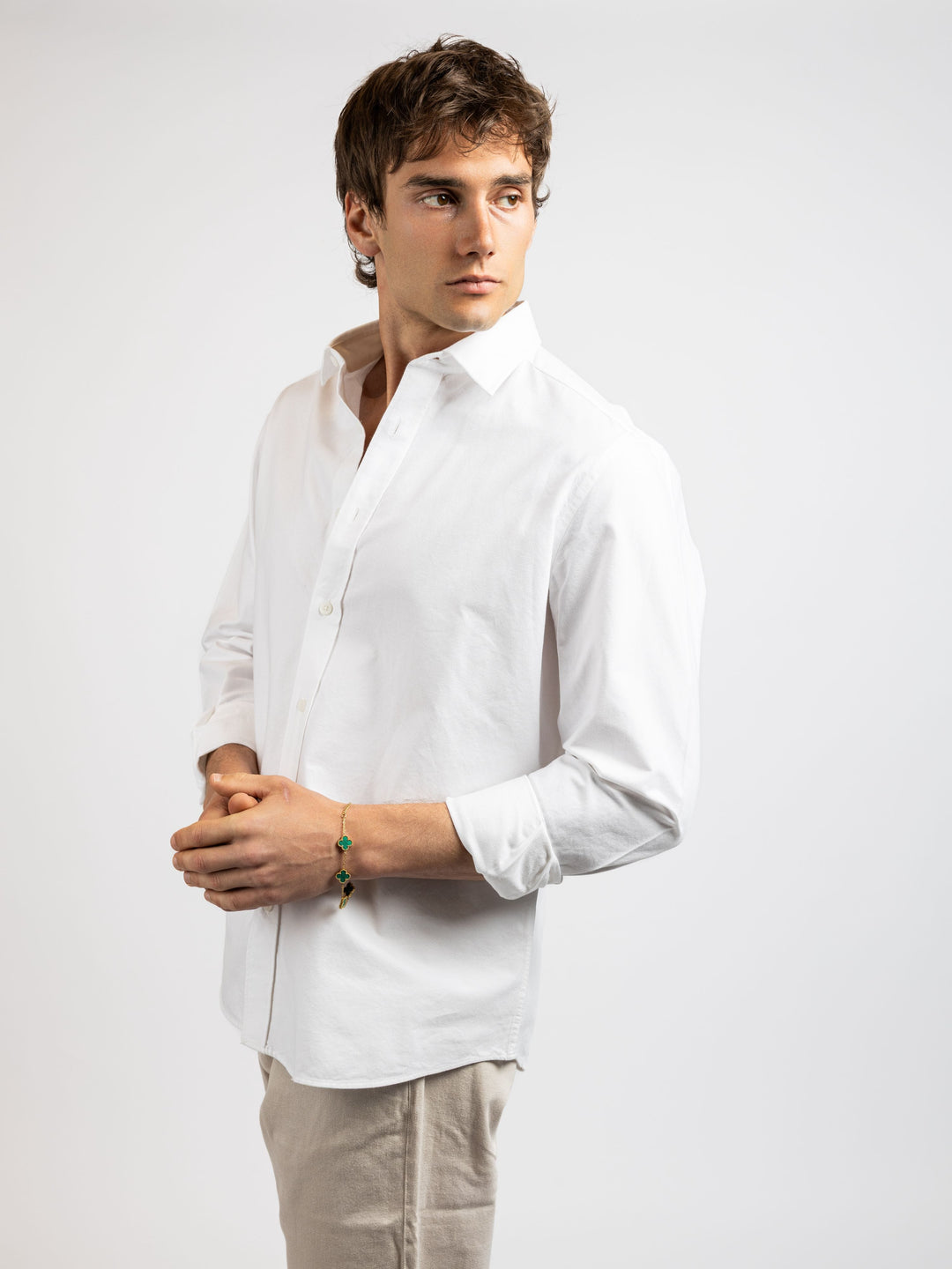 Zhivago Men Men Linen Shirt Oxford Shirt