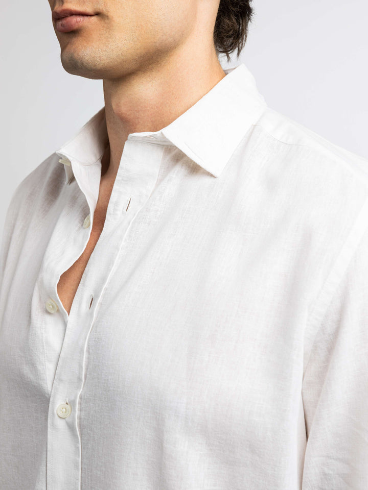 Zhivago Men Men Linen Shirt Relaxed Fit Linen Shirt
