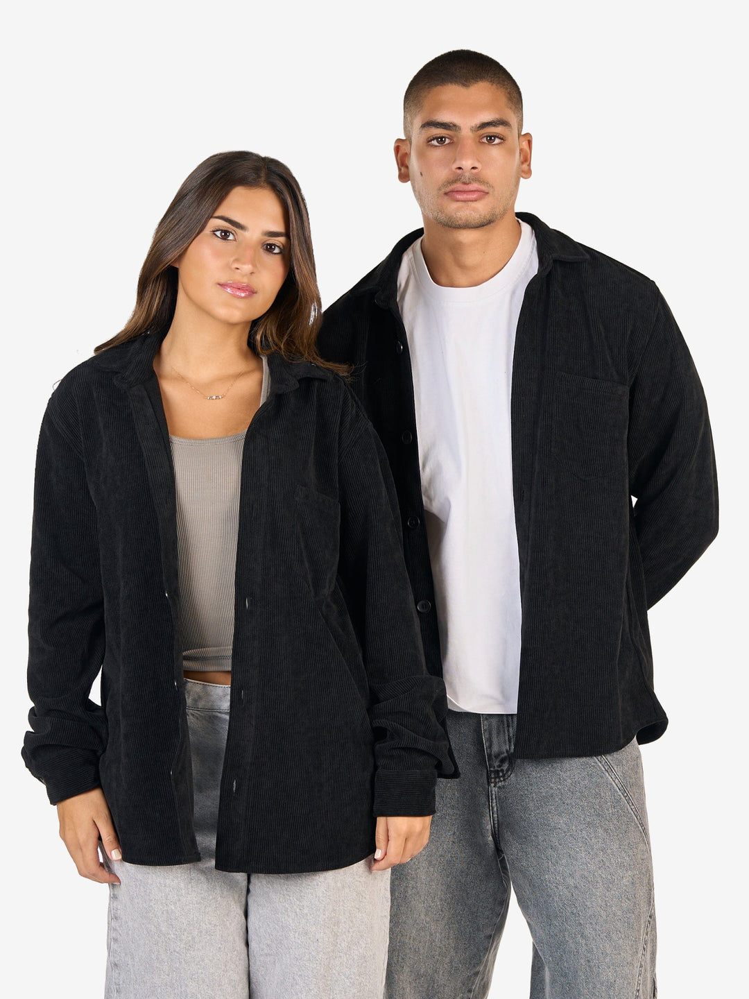 Zhivago Men men shirts Black Ribbed Casual Shirt