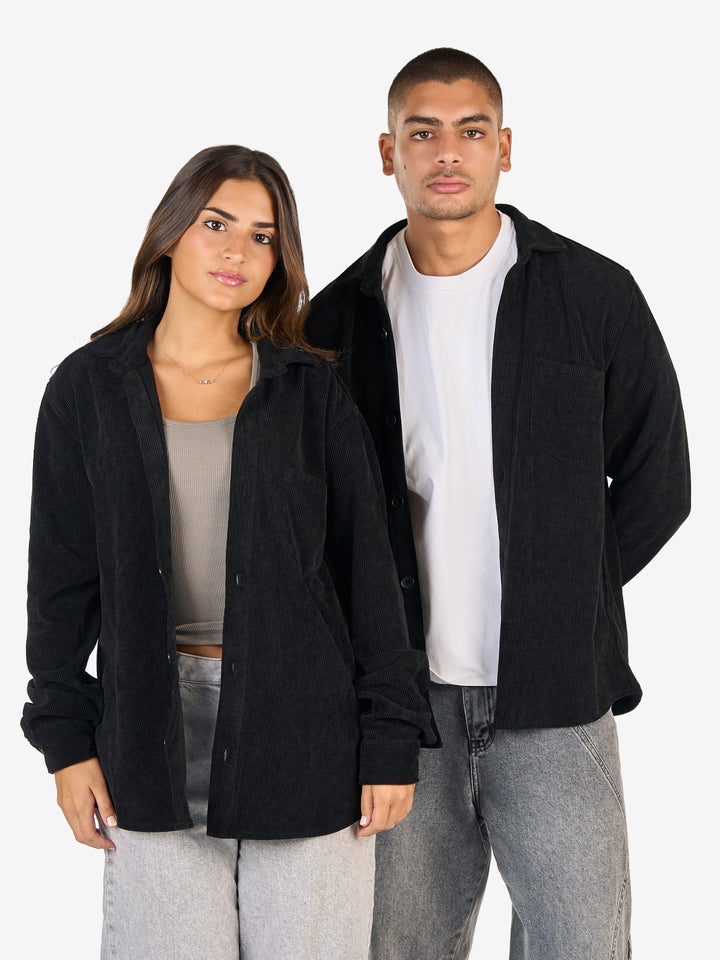 Zhivago Men men shirts Black Ribbed Casual Shirt