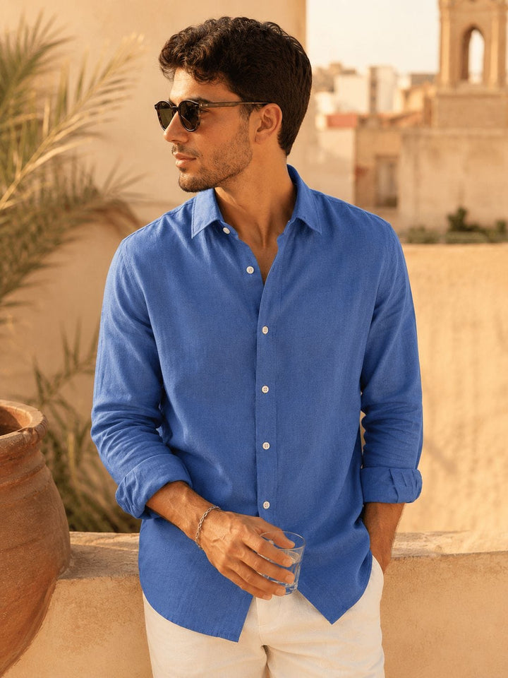 Zhivago Men men shirts Purplish Blue / S Relaxed Fit Shirt