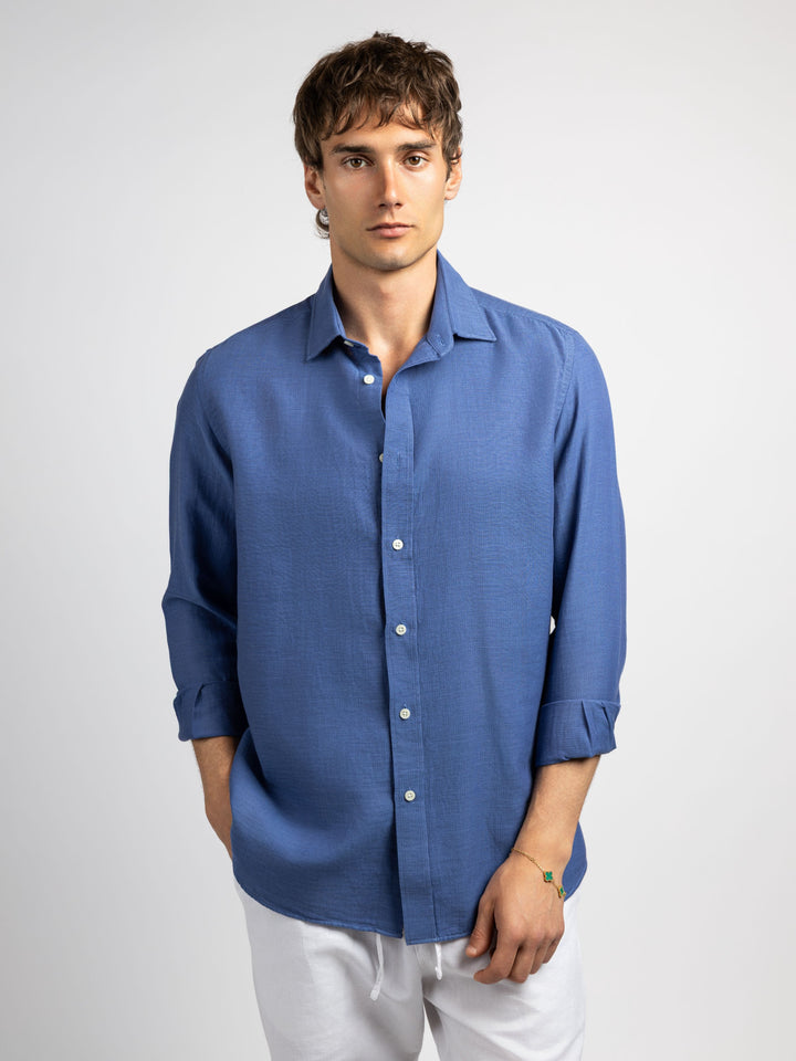 Zhivago Men men shirts Purplish Blue / S Relaxed Fit Shirt