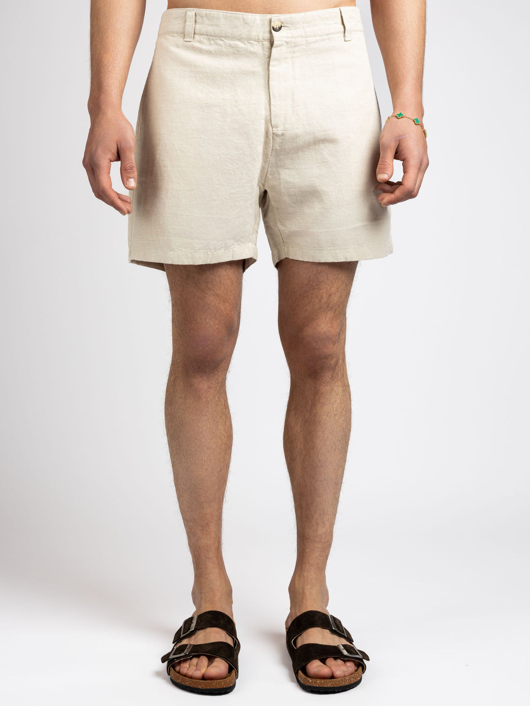 Zhivago Men Men shorts Beige / S Linen Shorts