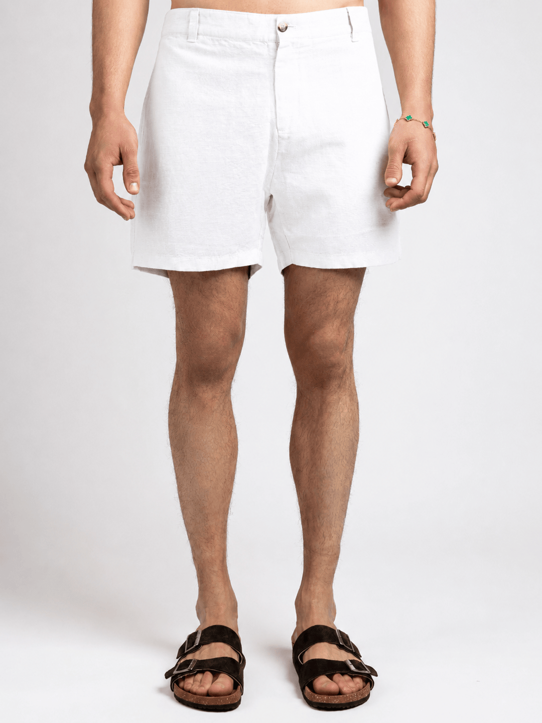 Zhivago Men Men shorts White / S Linen Shorts