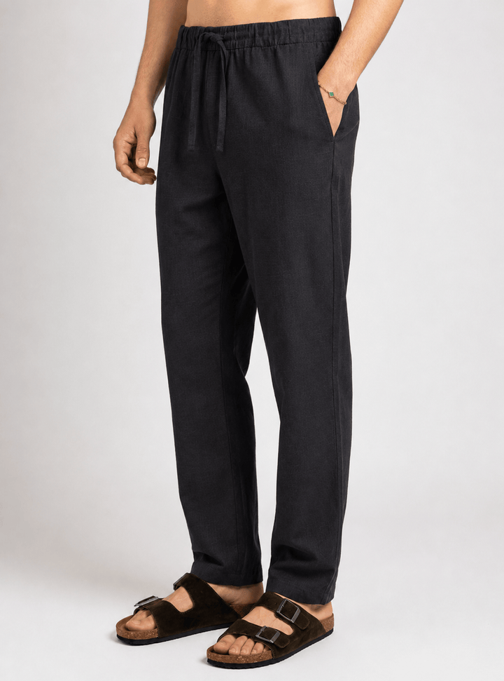 Zhivago Men Men shorts Linen-Texture Cotton Pants