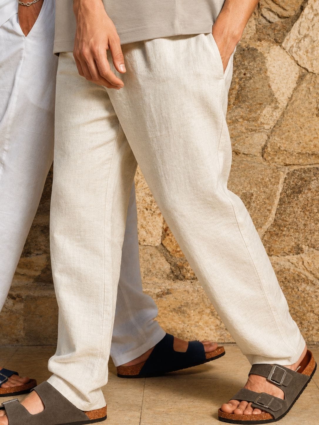 Men's Relaxed Linen Trousers | Zhivago Egypt