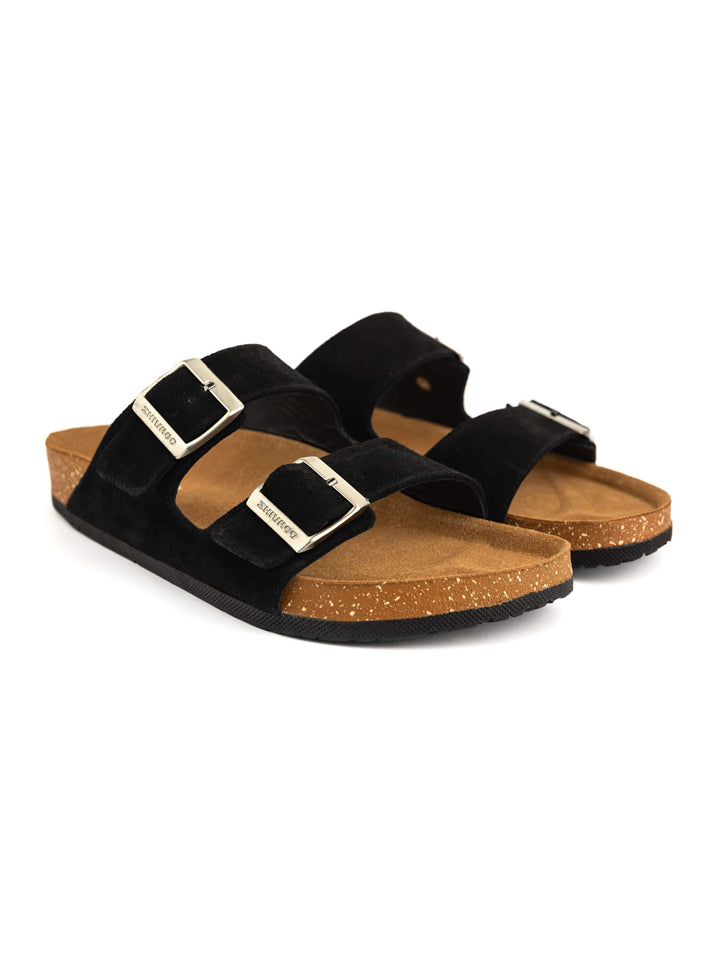 Zhivago Men Men Slides Eterna Black Men - Genuine Leather