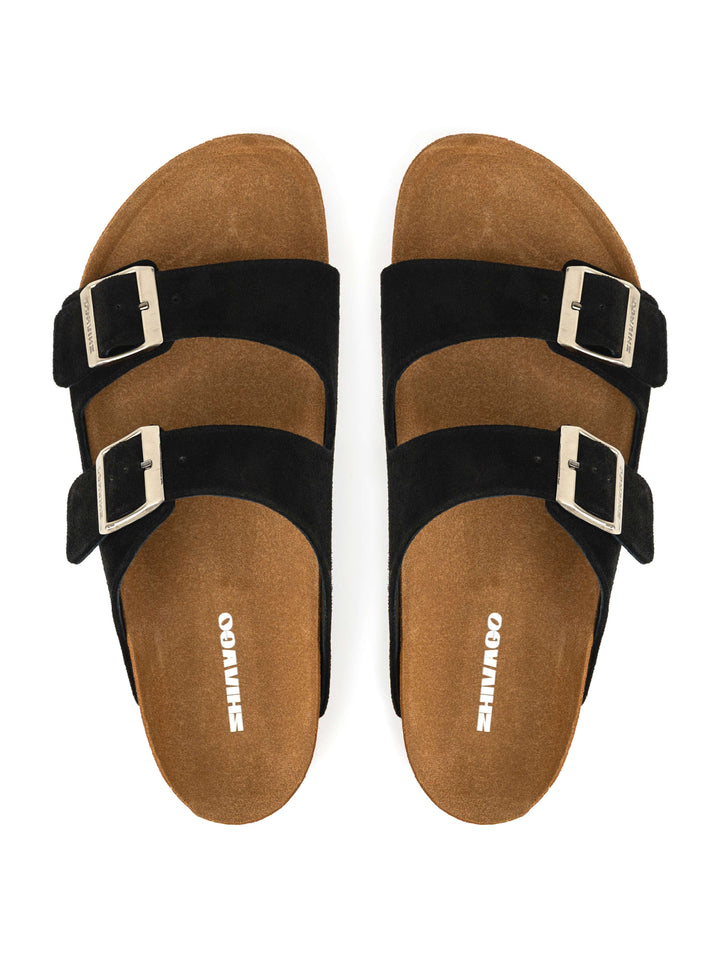 Zhivago Men Men Slides Eterna Black Men - Genuine Leather