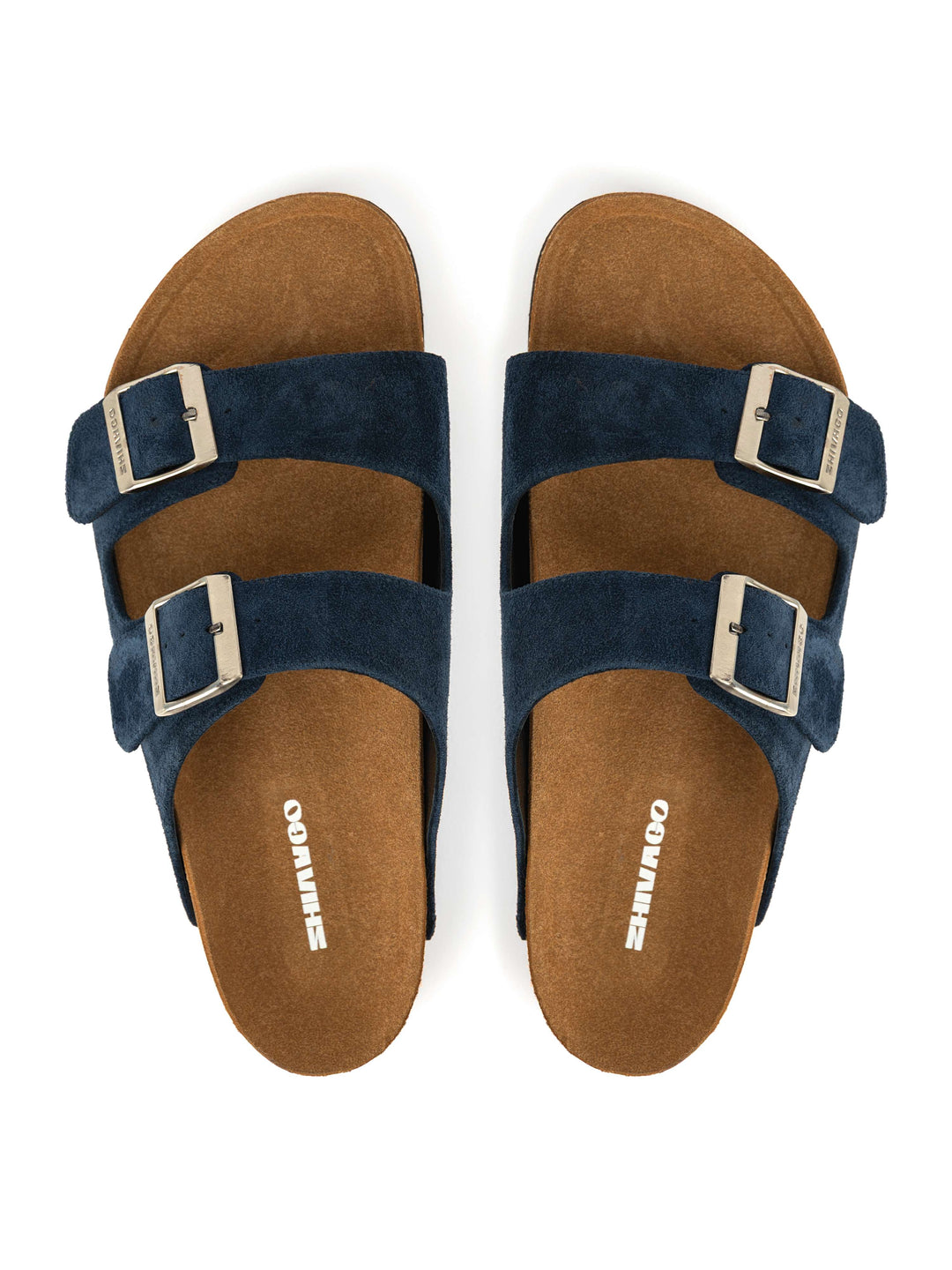 Zhivago Men Men Slides Eterna Blue Men - Genuine Leather