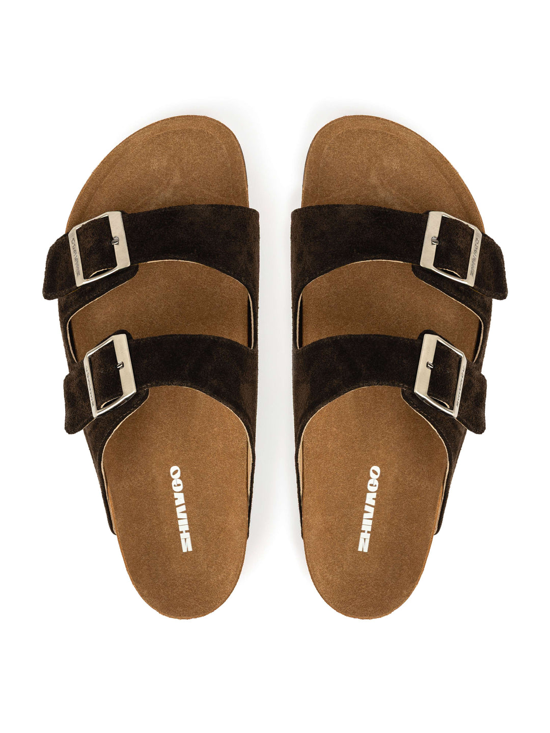 Zhivago Men Men Slides Eterna Brown Men - Genuine Leather
