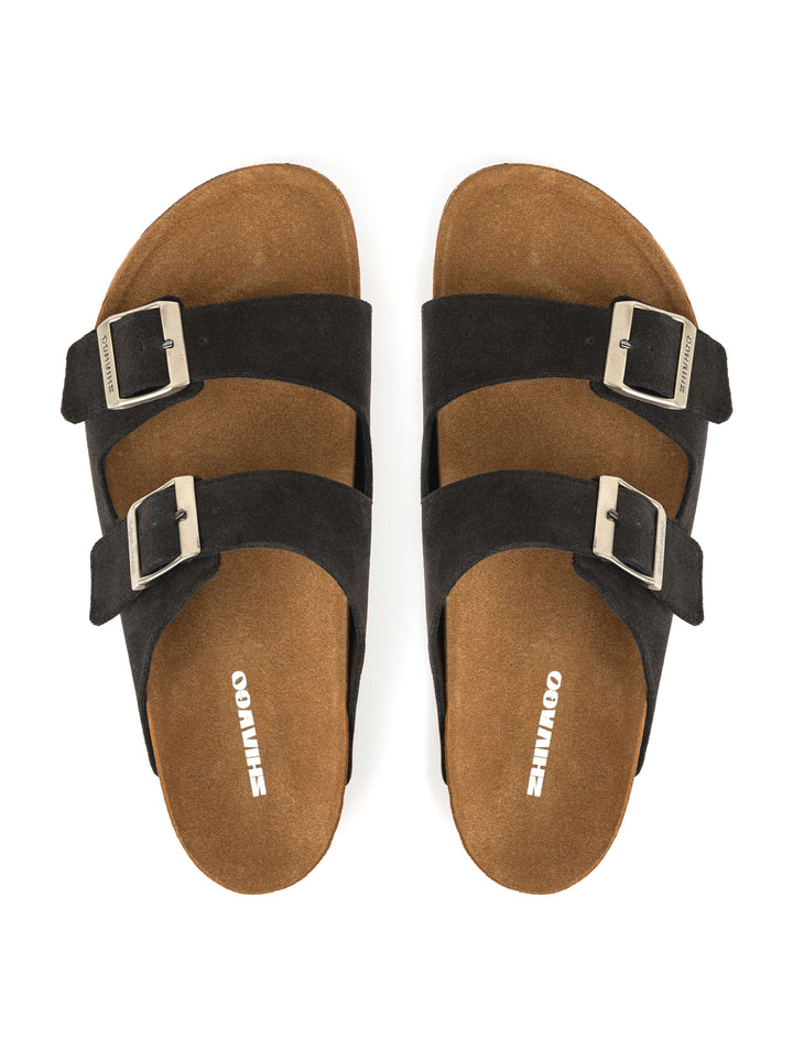 Zhivago Men Men Slides Eterna Grey Men - Genuine Leather
