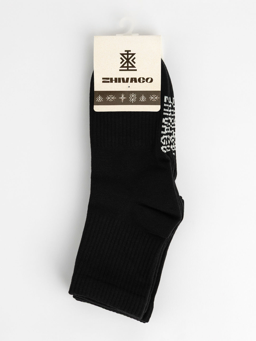 Zhivago Men Men Socks Black Essential Crew Socks – 3 Pack