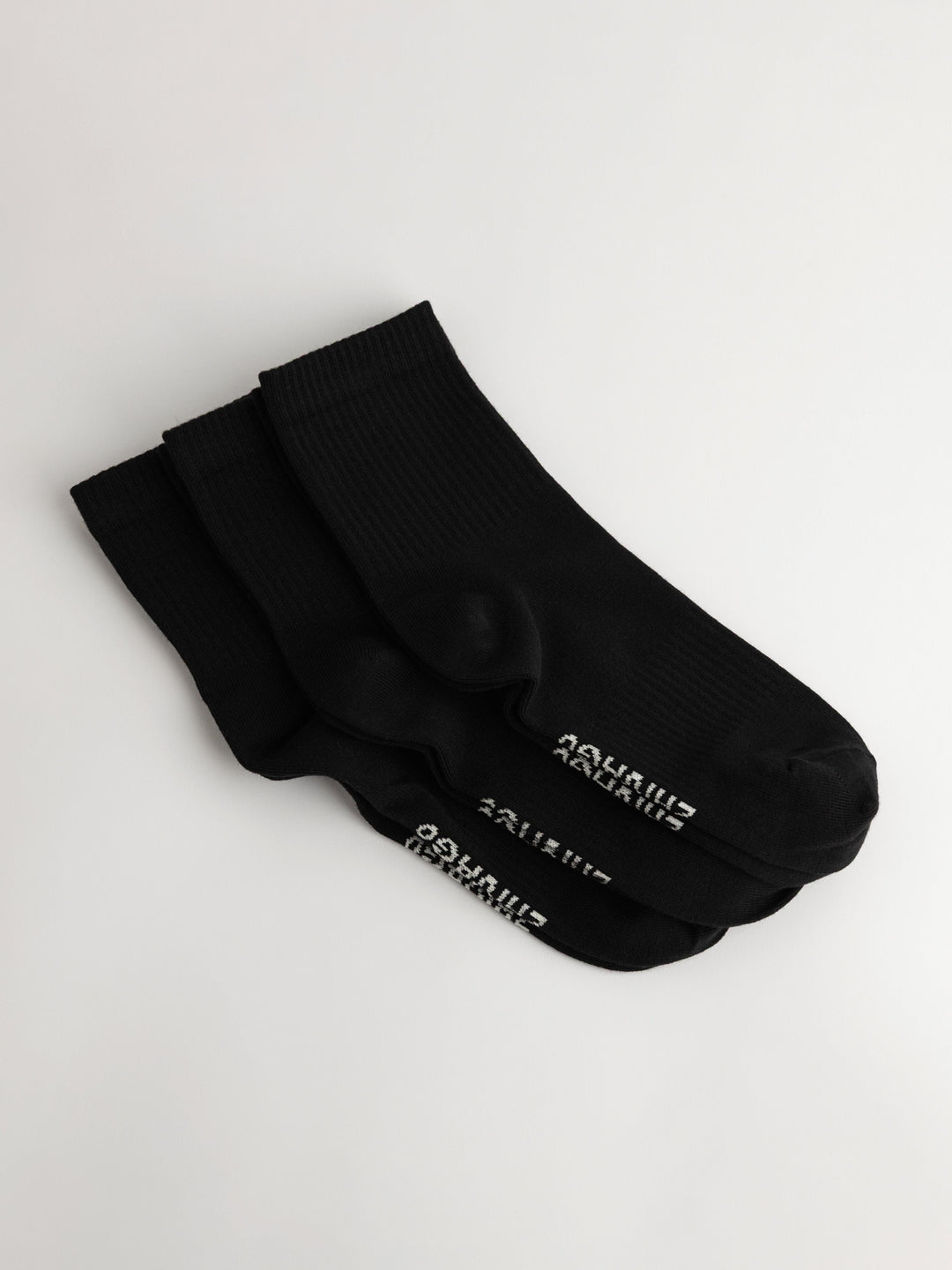 Zhivago Men Men Socks Black Essential Crew Socks – 3 Pack