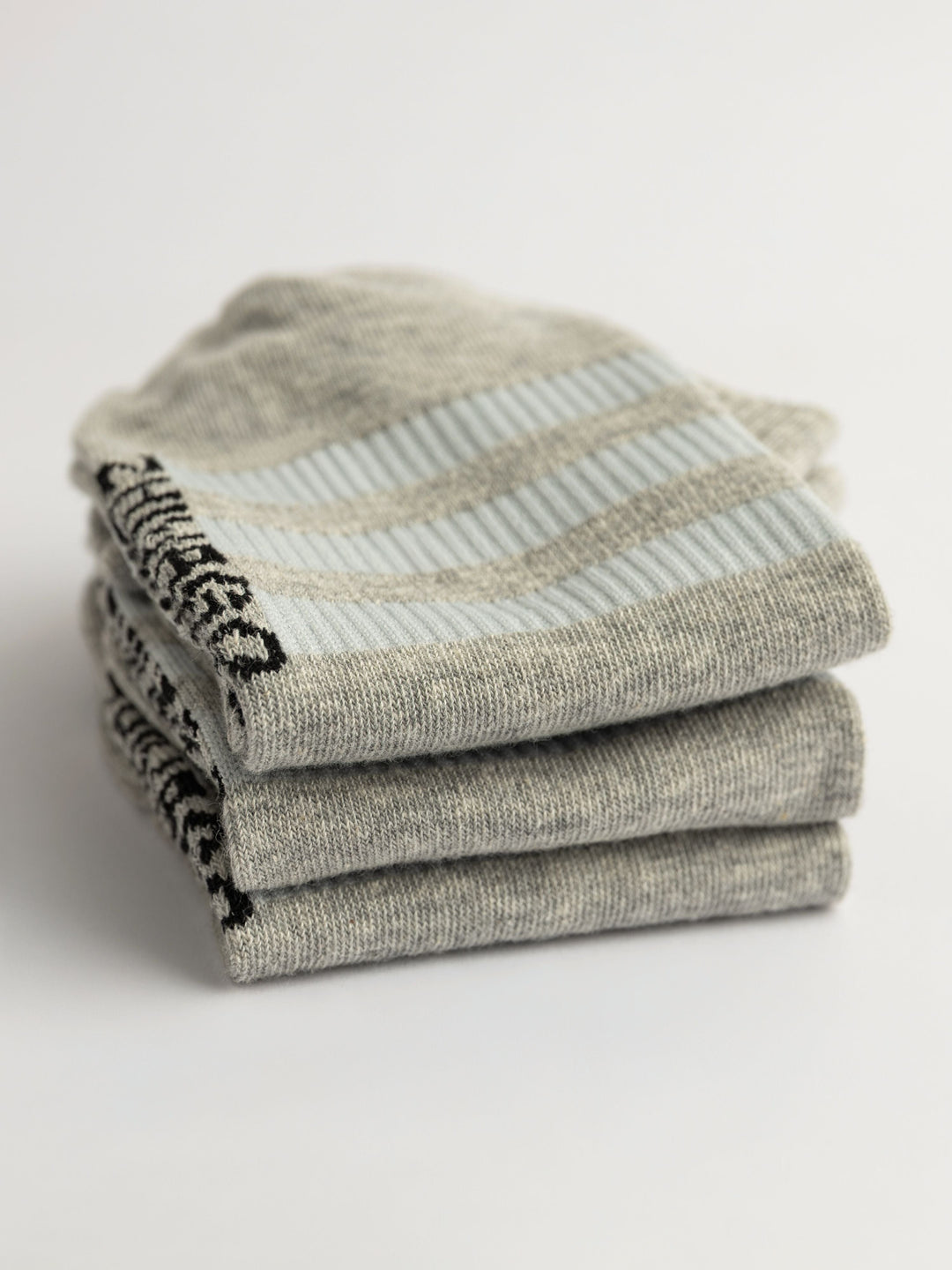 Zhivago Men Men Socks Grey Essential Ankle Socks – 3 Pack