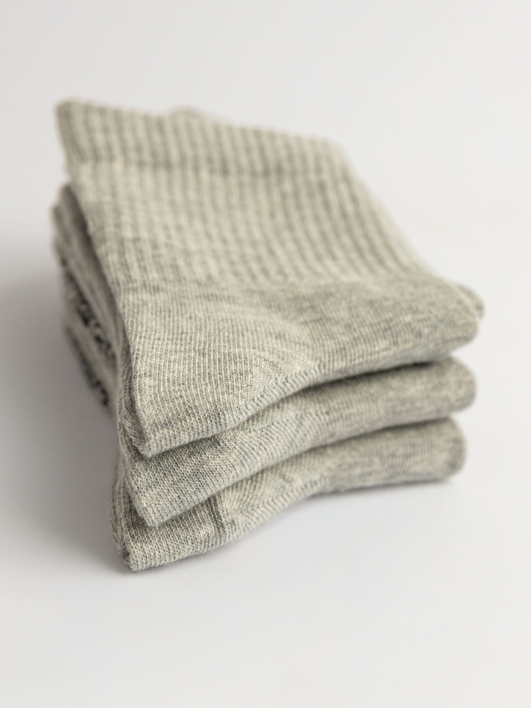 Zhivago Men Men Socks Grey Essential Crew Socks – 3 Pack