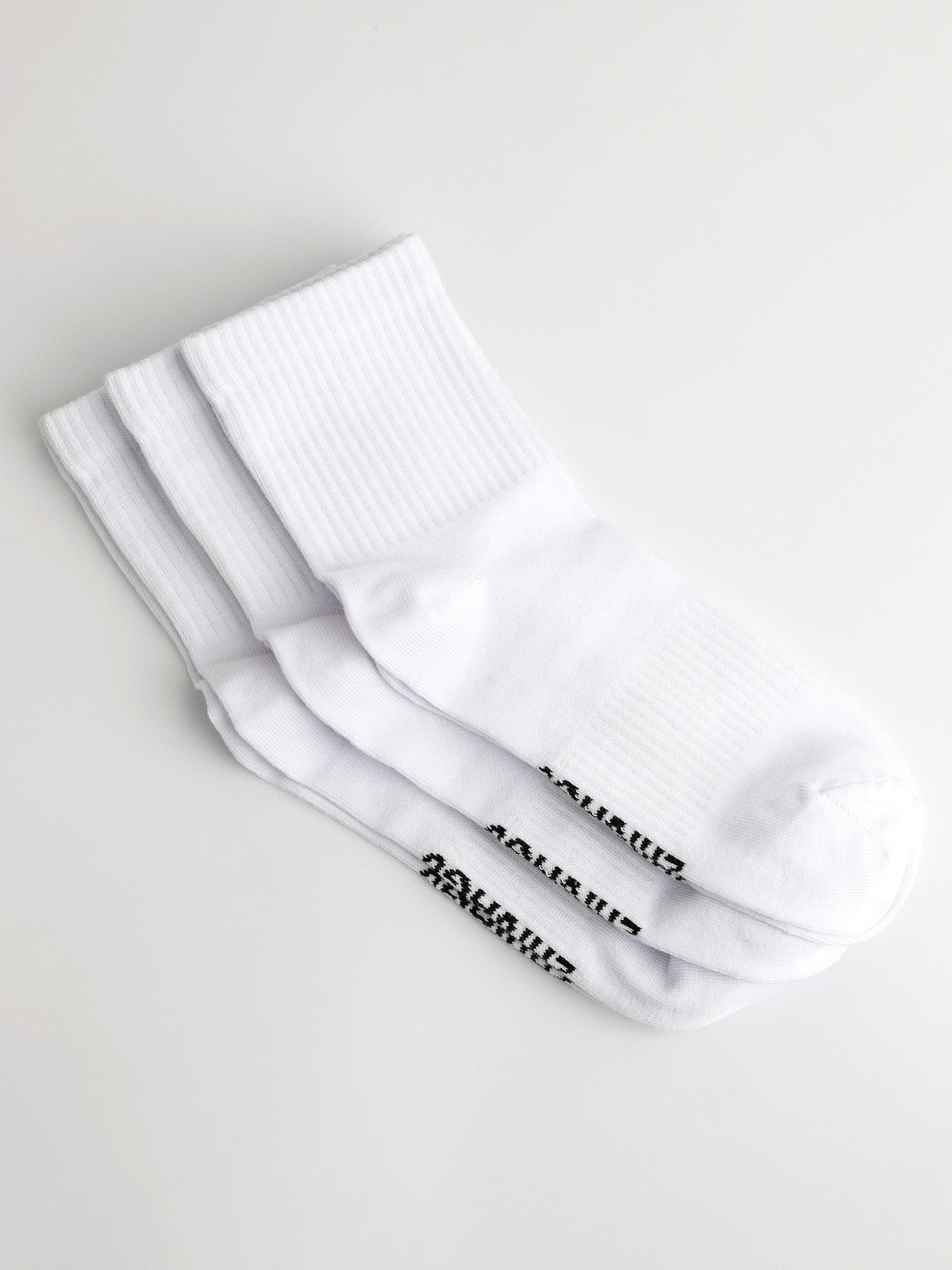 Zhivago Men Men Socks White Essential Crew Socks – 3 Pack