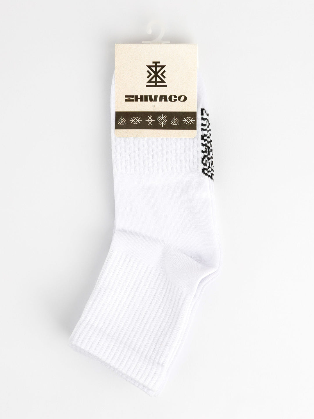 Zhivago Men Men Socks White Essential Crew Socks – 3 Pack