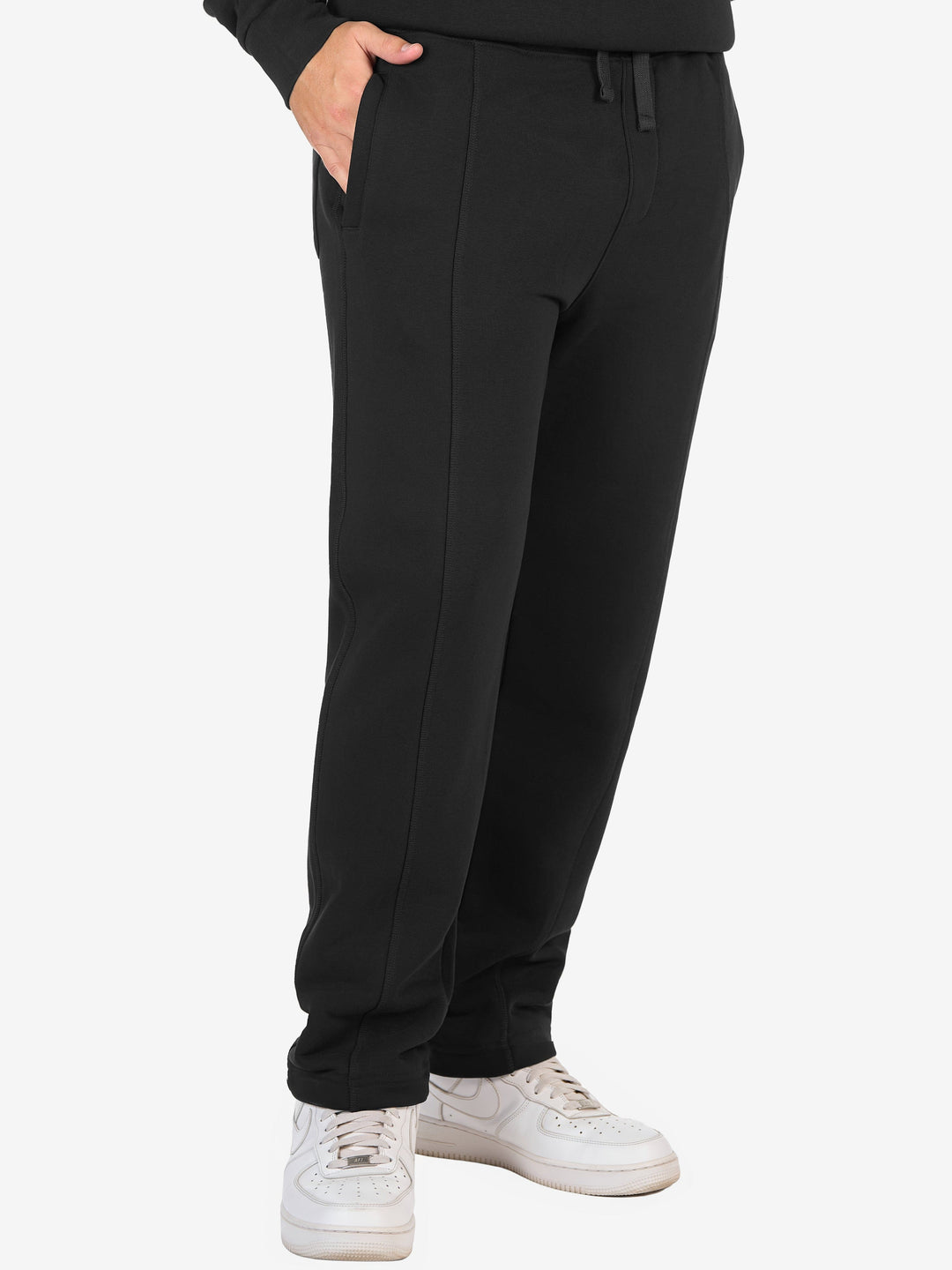 Zhivago Men Men Sweatpants Black Straight Fit Sweatpants