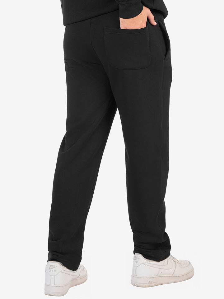 Zhivago Men Men Sweatpants Black Straight Fit Sweatpants
