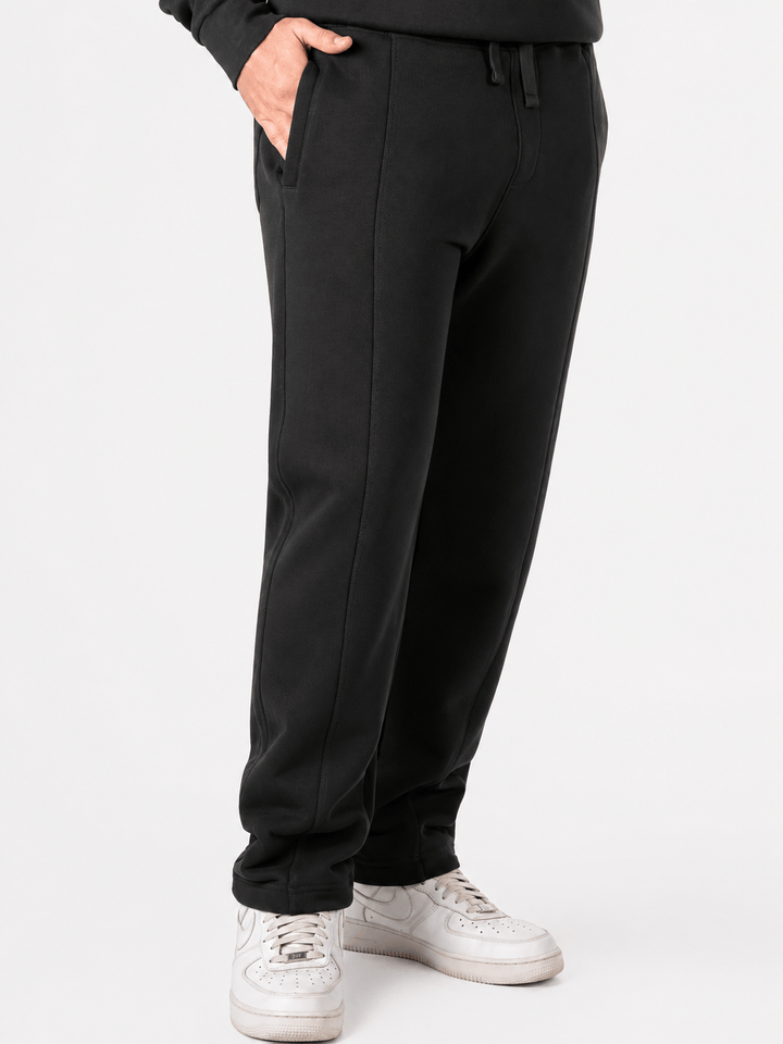 Zhivago Men Men Sweatpants Black Straight Fit Sweatpants