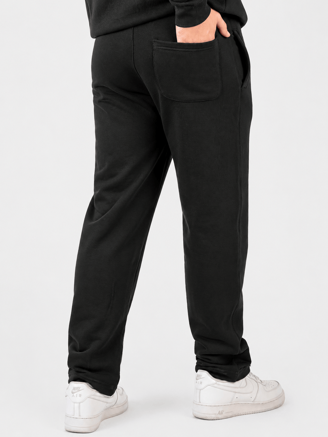 Zhivago Men Men Sweatpants Black Straight Fit Sweatpants