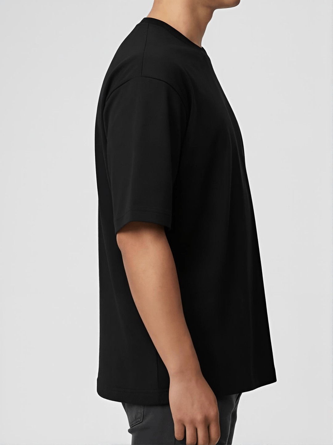 Zhivago Men Men T-shirt Black Half-Sleeve Oversized T-Shirt