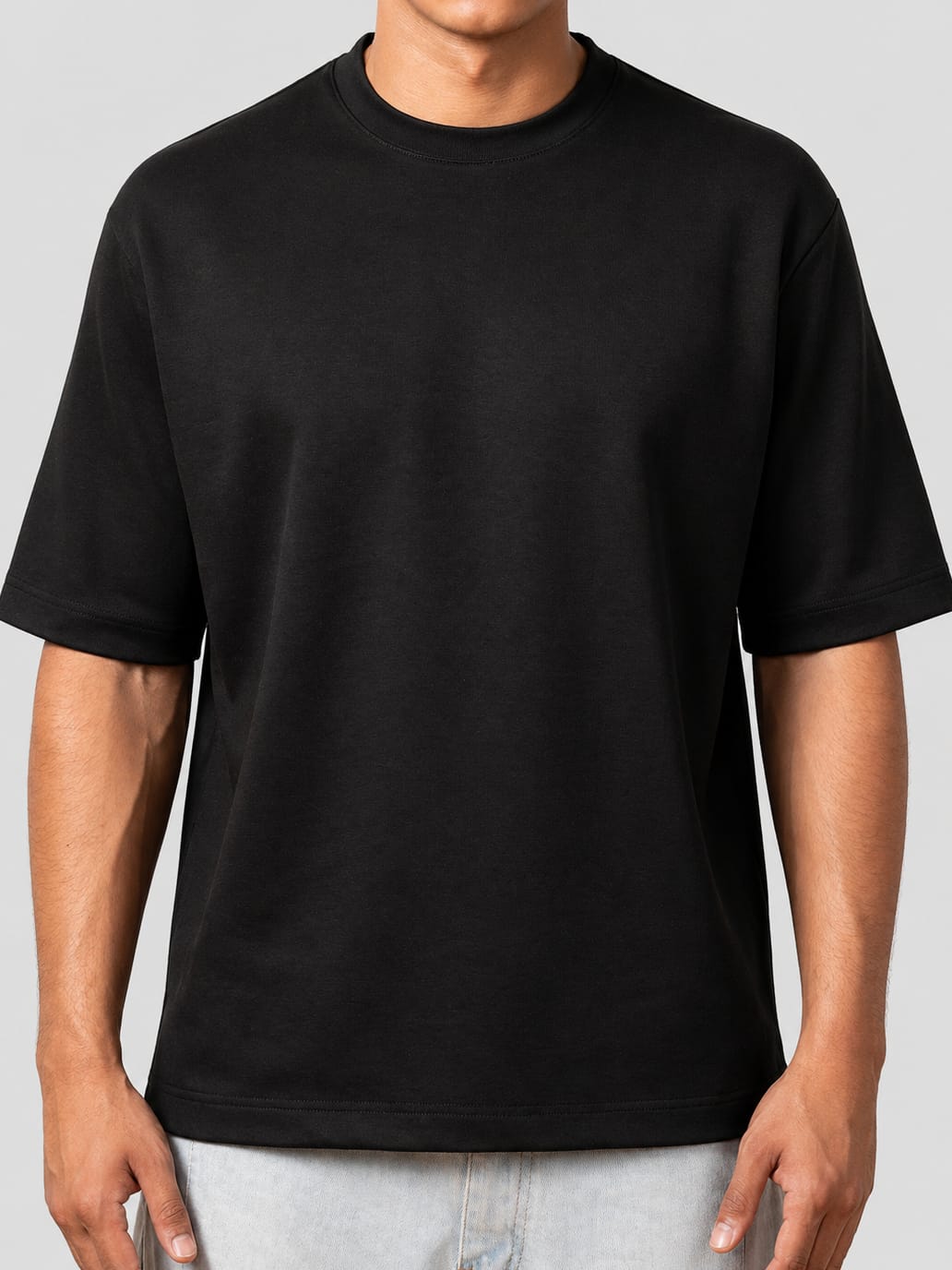 Zhivago Men Men T-shirt Black Half-Sleeve Oversized T-Shirt