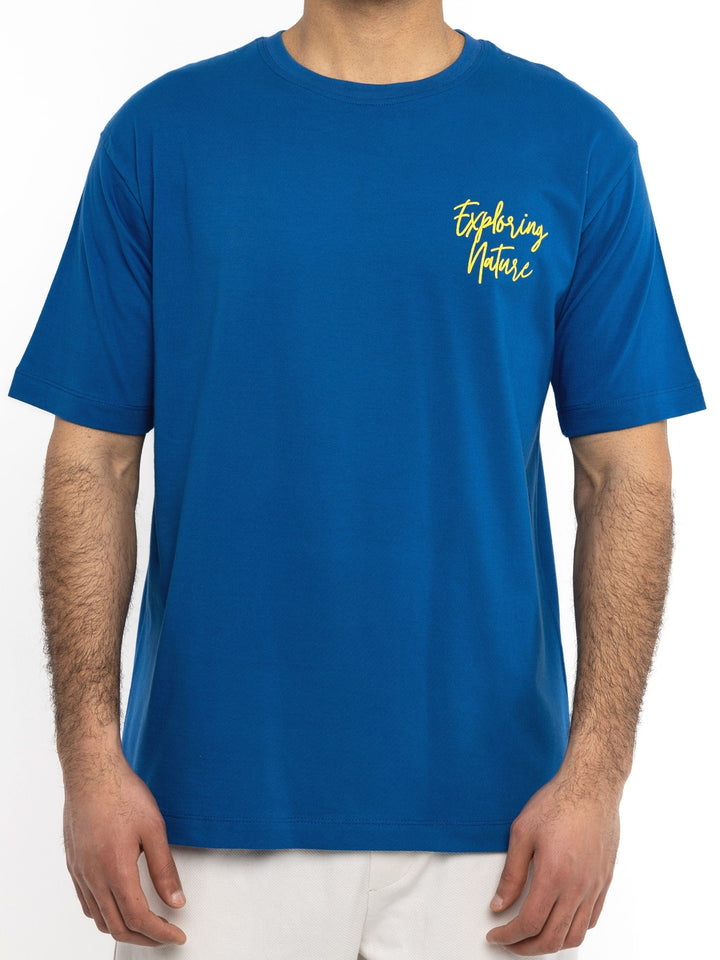 Zhivago Men Men T-shirt Blue Exploring Nature T-Shirt