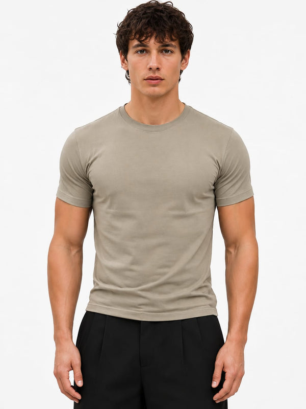 Zhivago Men Men T-shirt Khaki / S Essential Crew Tee