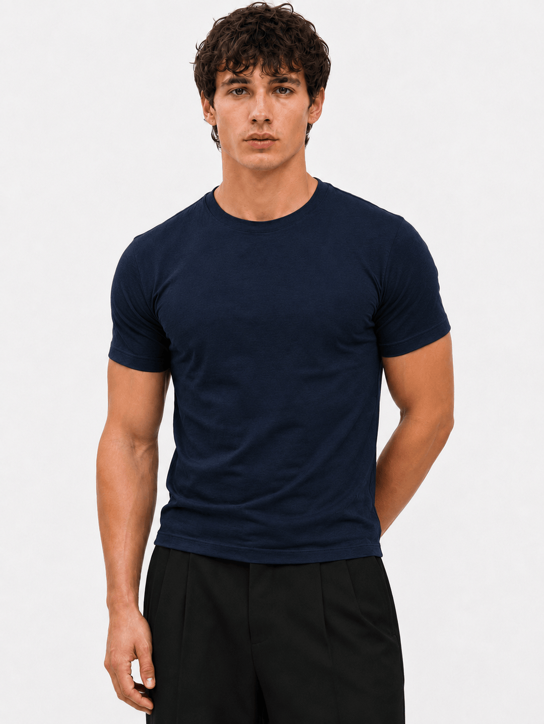 Zhivago Men Men T-shirt Navy Blue / S Essential Crew Tee