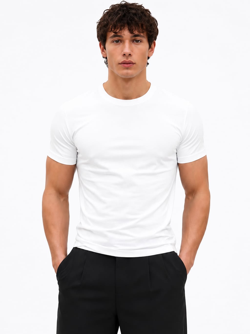 Zhivago Men Men T-shirt White / S Essential Crew Tee