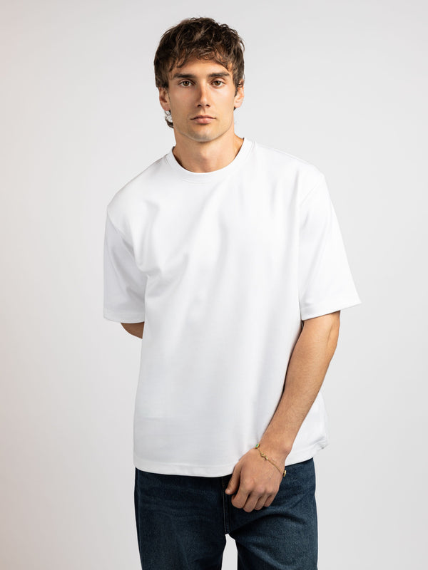 Zhivago Men Men T-shirt White / S Half-Sleeve Oversized T-Shirt