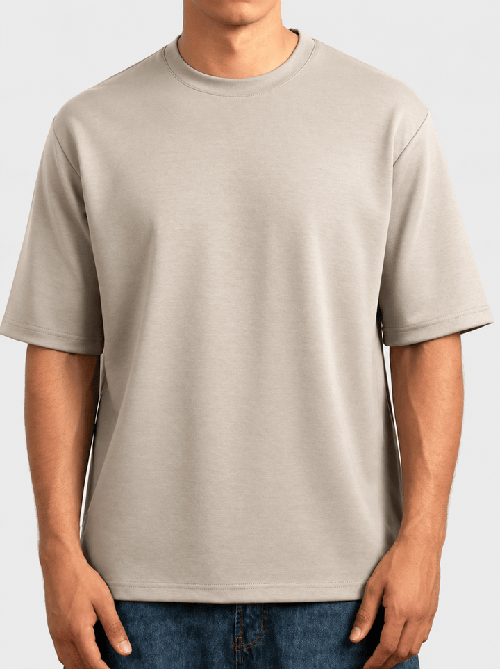 Zhivago Men Men T-shirt Light Grey Half-Sleeve Oversized T-Shirt