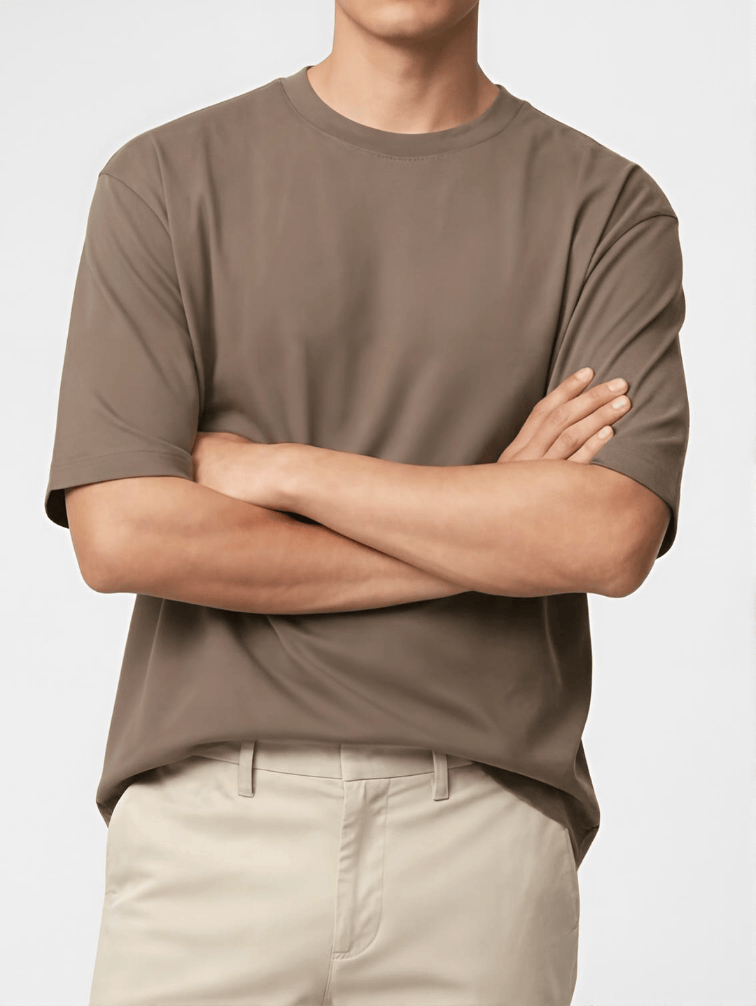 Zhivago Men Men T-shirt Olive Green Half-Sleeve Oversized T-Shirt