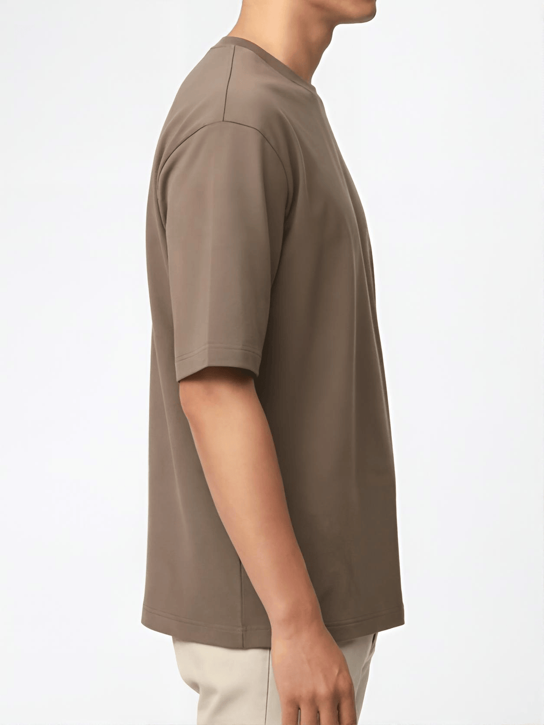 Zhivago Men Men T-shirt Olive Green Half-Sleeve Oversized T-Shirt