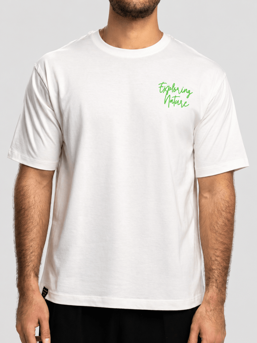 Zhivago Men Men T-shirt White Exploring Nature T-Shirt