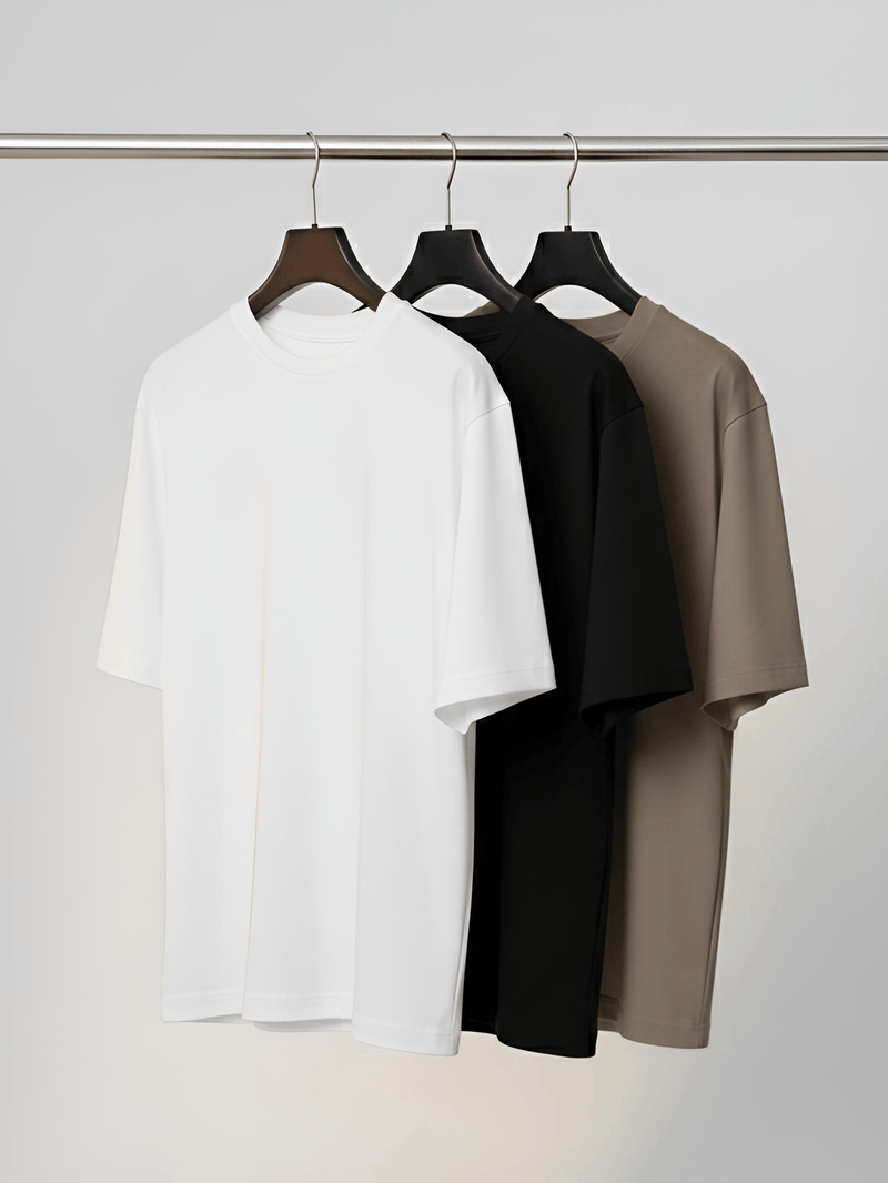 Zhivago Men Men T-shirt White Half-Sleeve Oversized T-Shirt