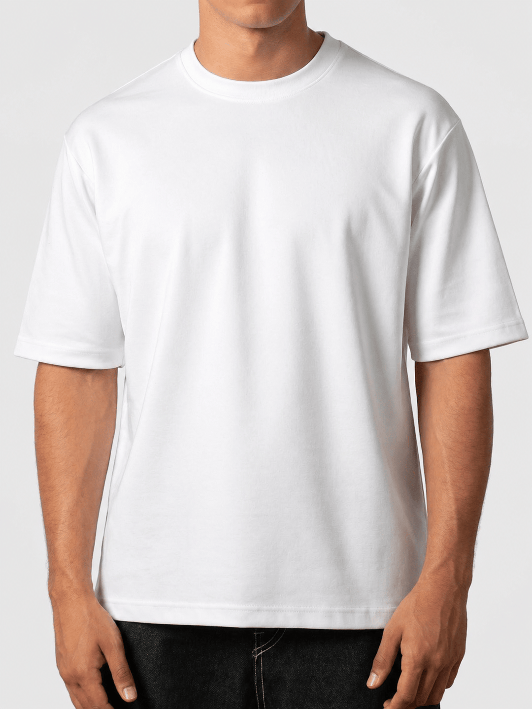 Zhivago Men Men T-shirt White Half-Sleeve Oversized T-Shirt