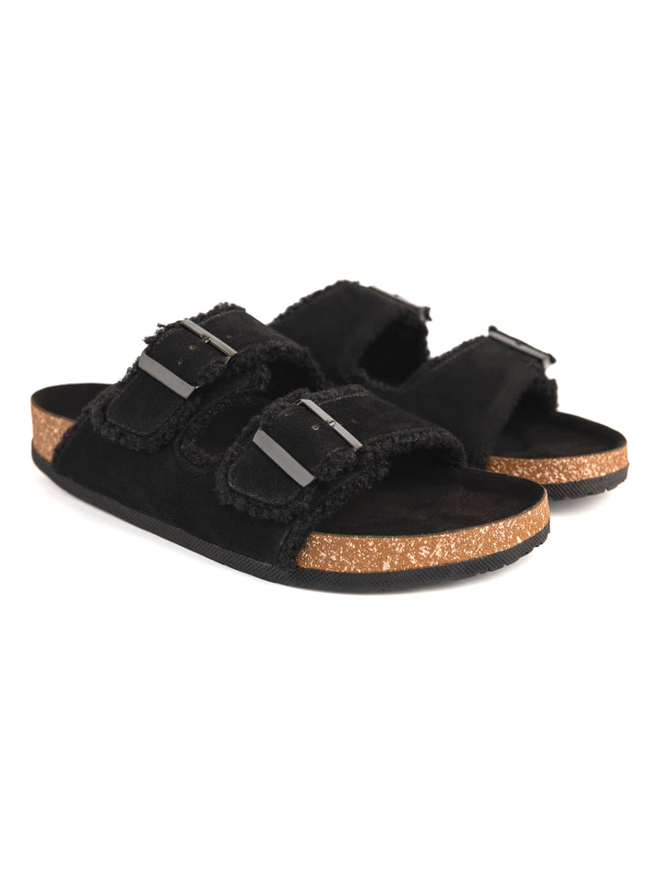 Zhivago Men Men Winter Slides Branda Black