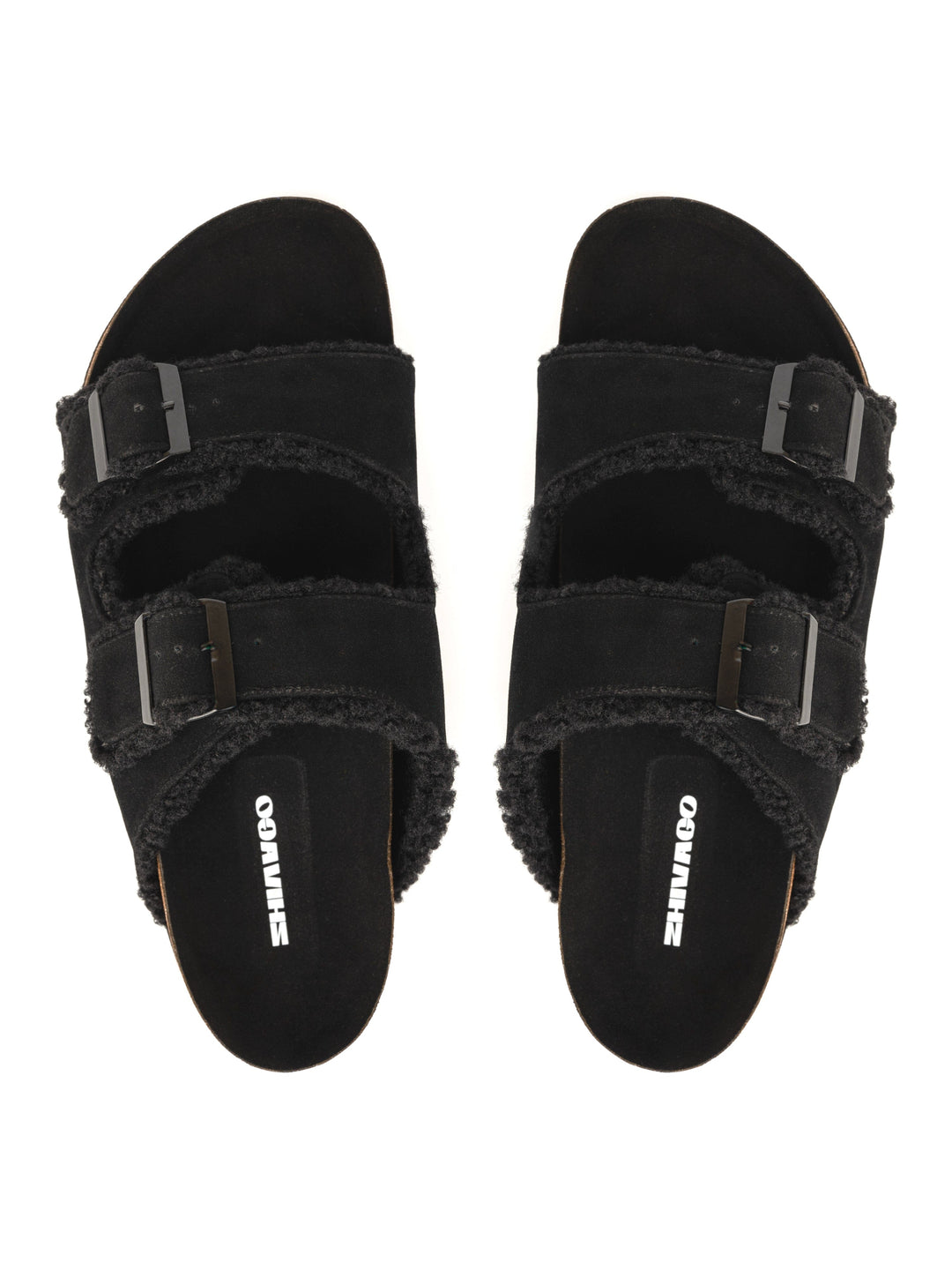 Zhivago Men Men Winter Slides Branda Black