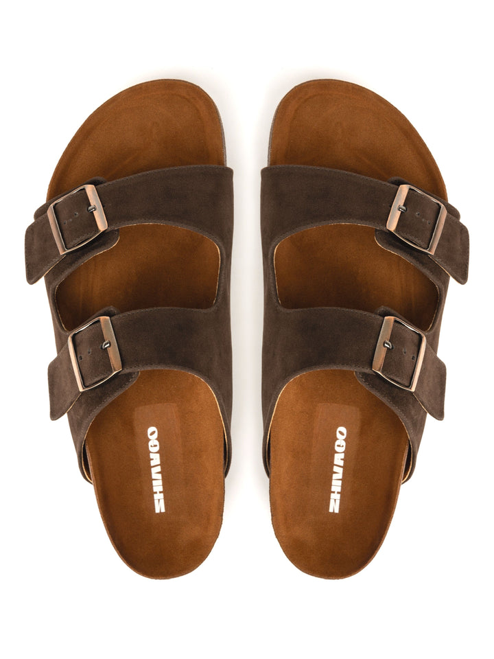 Zhivago Men Men Winter Slides Santo Brown