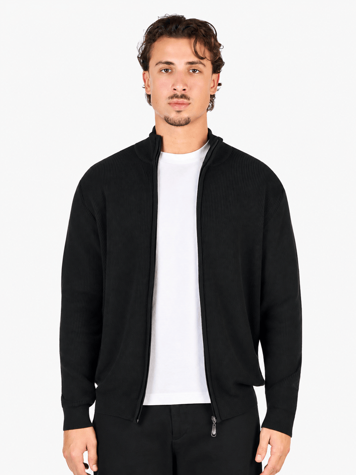 Zhivago Men Quarter-Zip Knit Sweater Full-Zip Knit Sweater