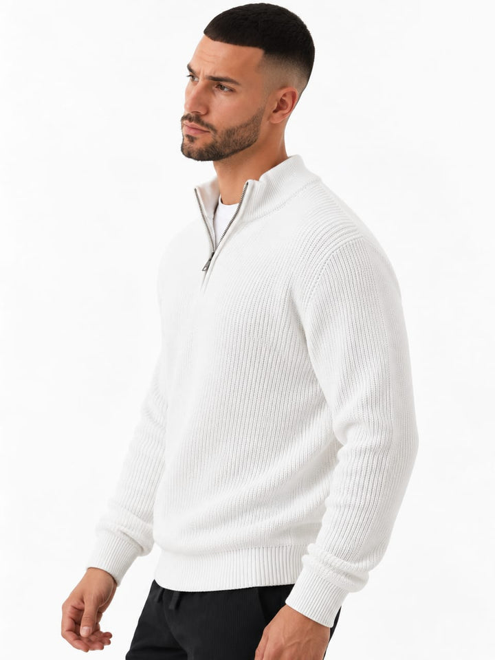 Zhivago Men Quarter-Zip Knit Sweater Quarter-Zip Knit Sweater