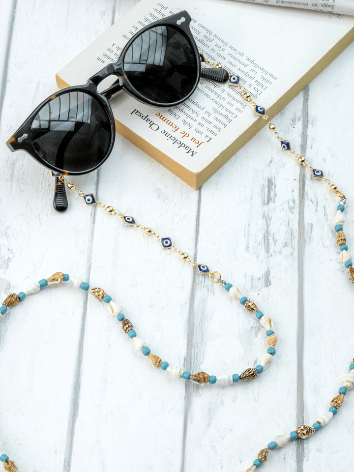 Zhivago Sanza Shells n Blue Sunglass Strap