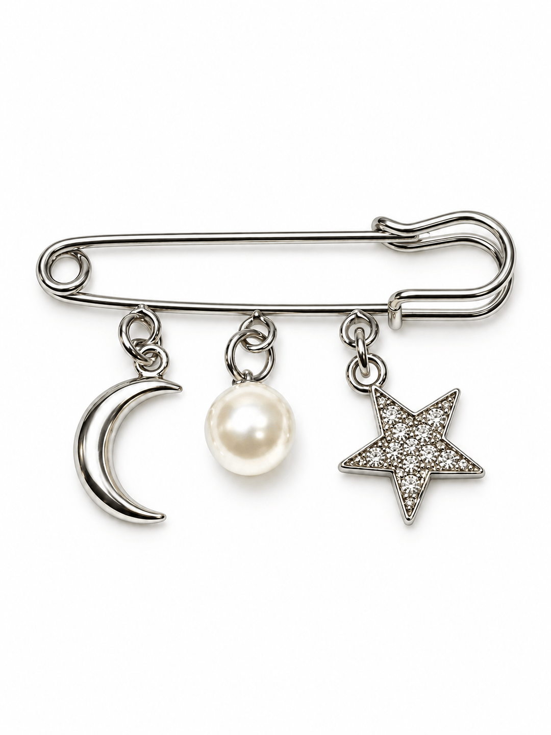 Zhivago Women Accessories Moon Star Pearl Pin Aura Pins