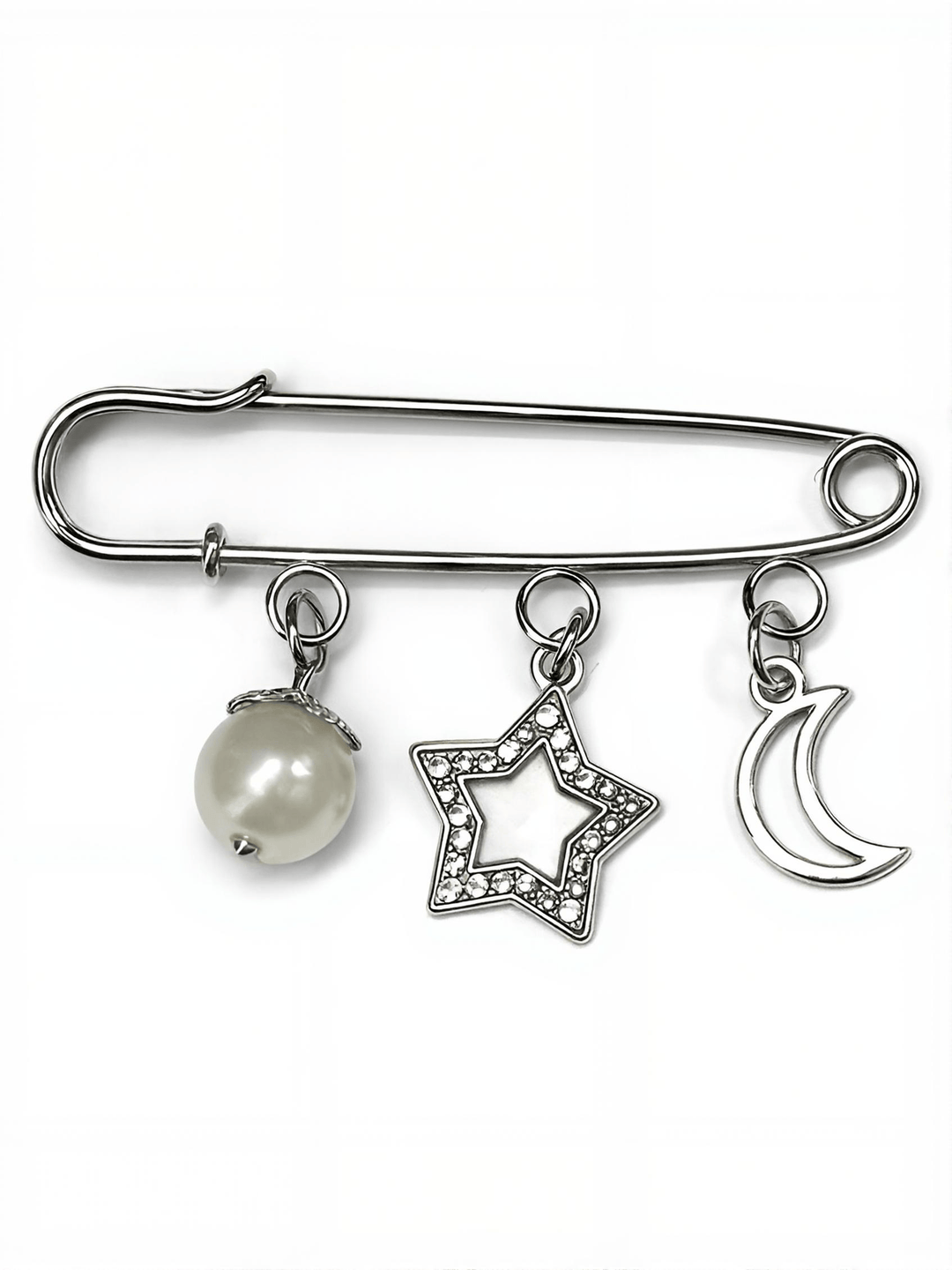 Zhivago Women Accessories Moon Star Pearl Pin 2 Aura Pins