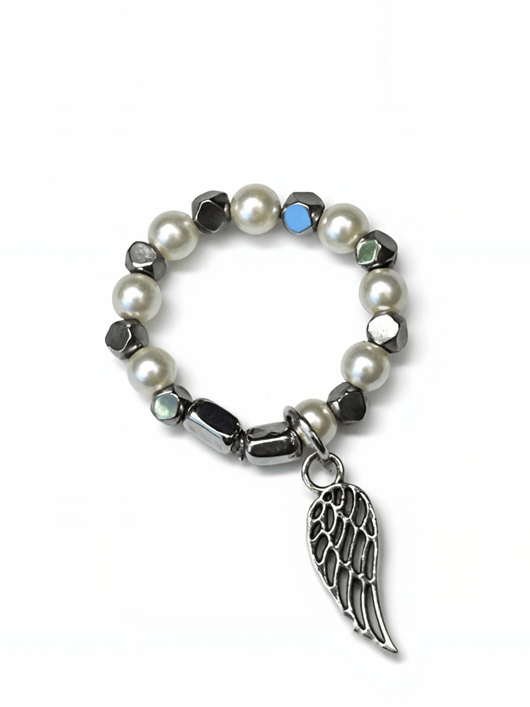 Zhivago Women Accessories Pearl and Feather Harmony Charms