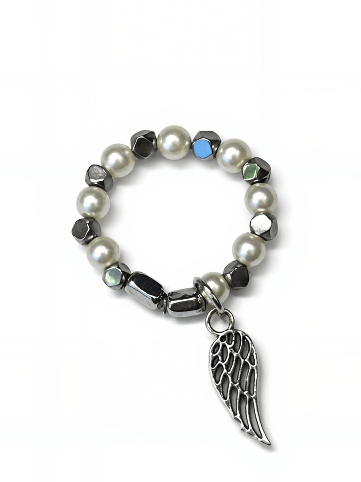 Zhivago Women Accessories Pearl and Feather Harmony Charms