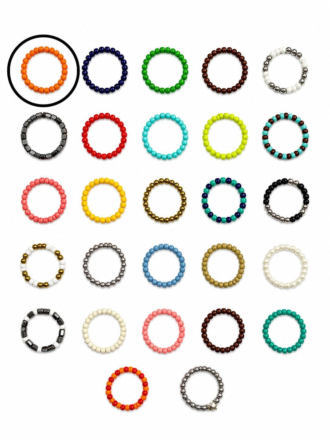 Zhivago Women Accessories Orange Ring Charms